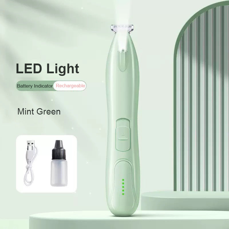 LED燈寵物腳毛修剪器