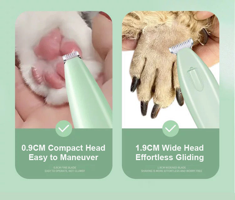 LED燈寵物腳毛修剪器