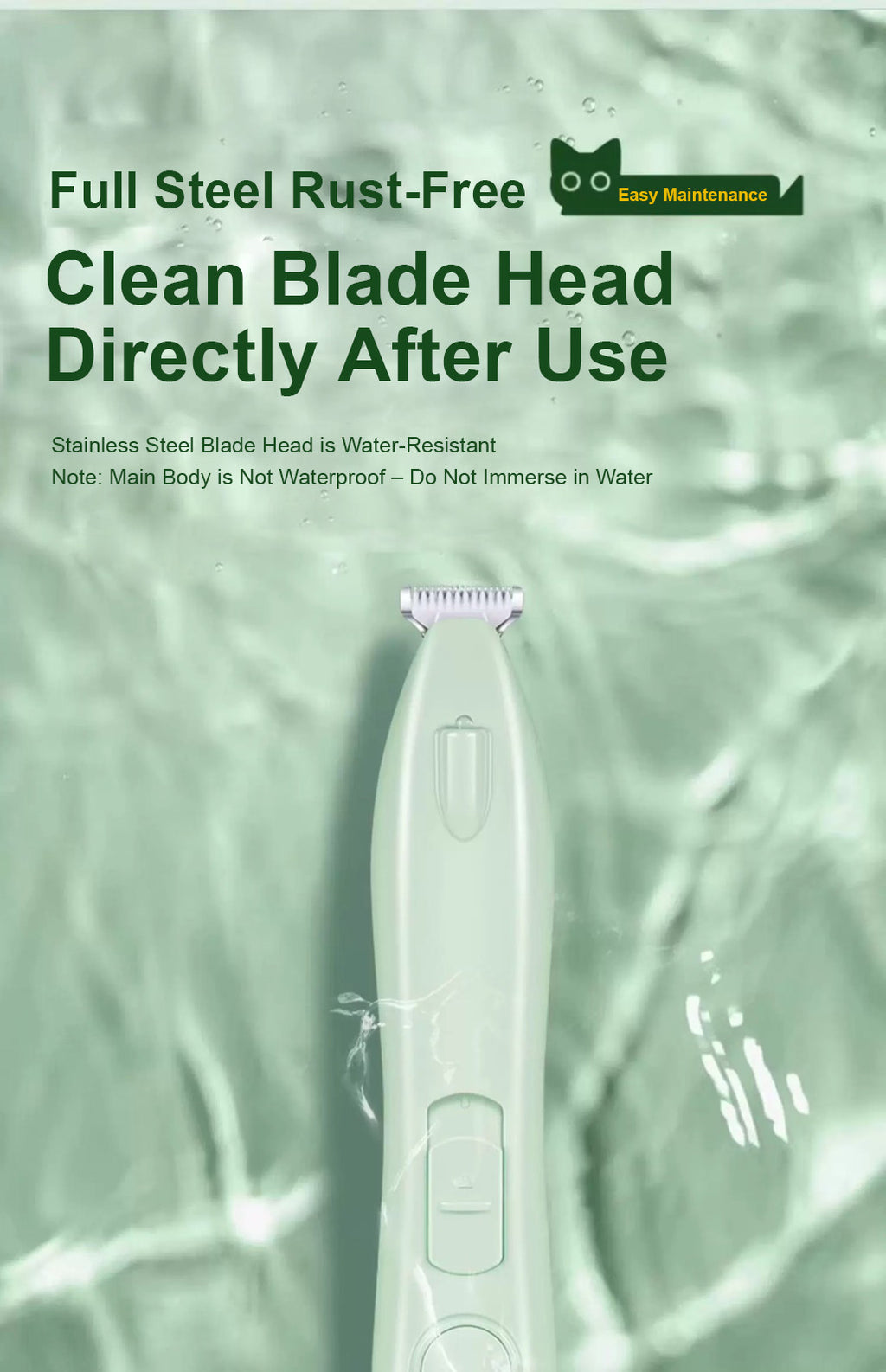 LED燈寵物腳毛修剪器