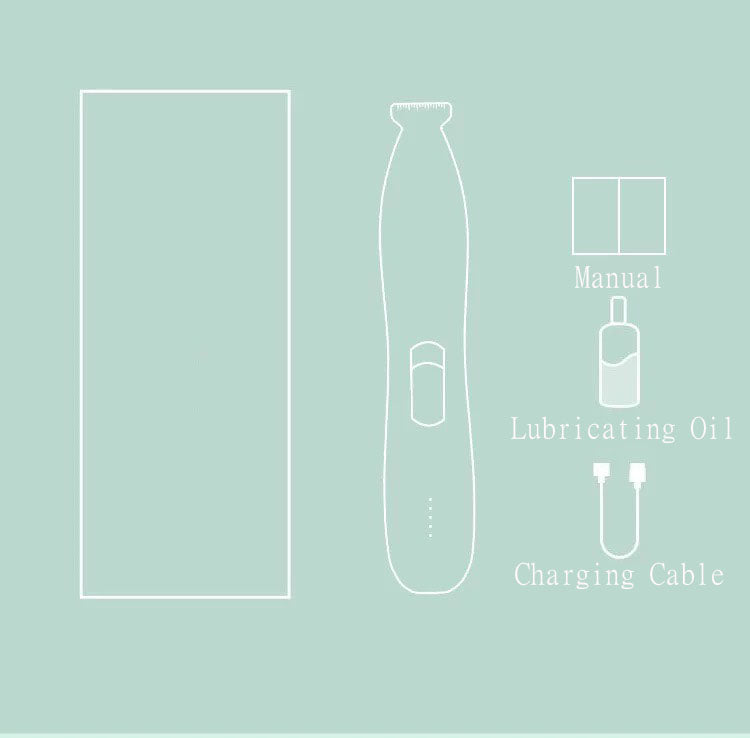 LED燈寵物腳毛修剪器