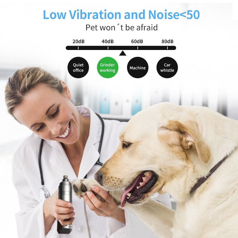 LED雙燈寵物磨甲器