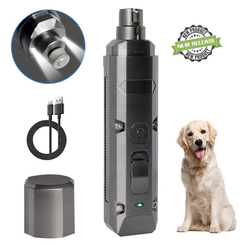 LED雙燈寵物磨甲器