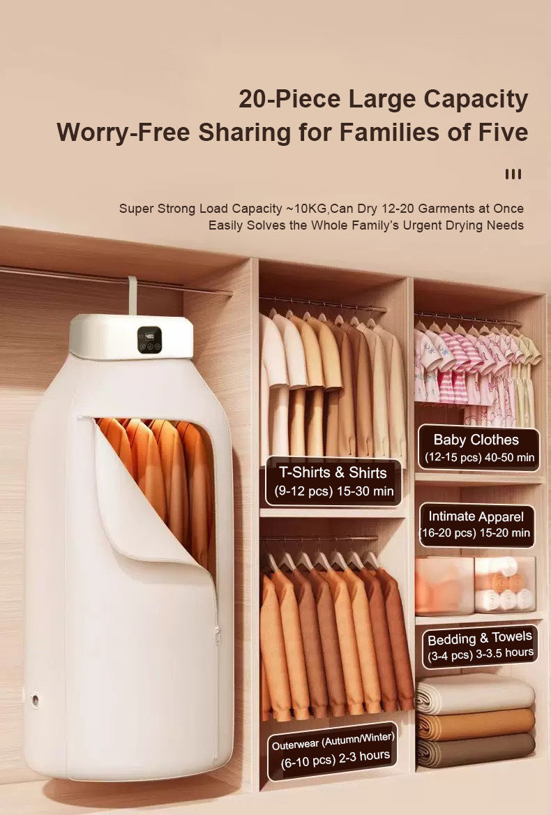 多功能摺疊乾衣機