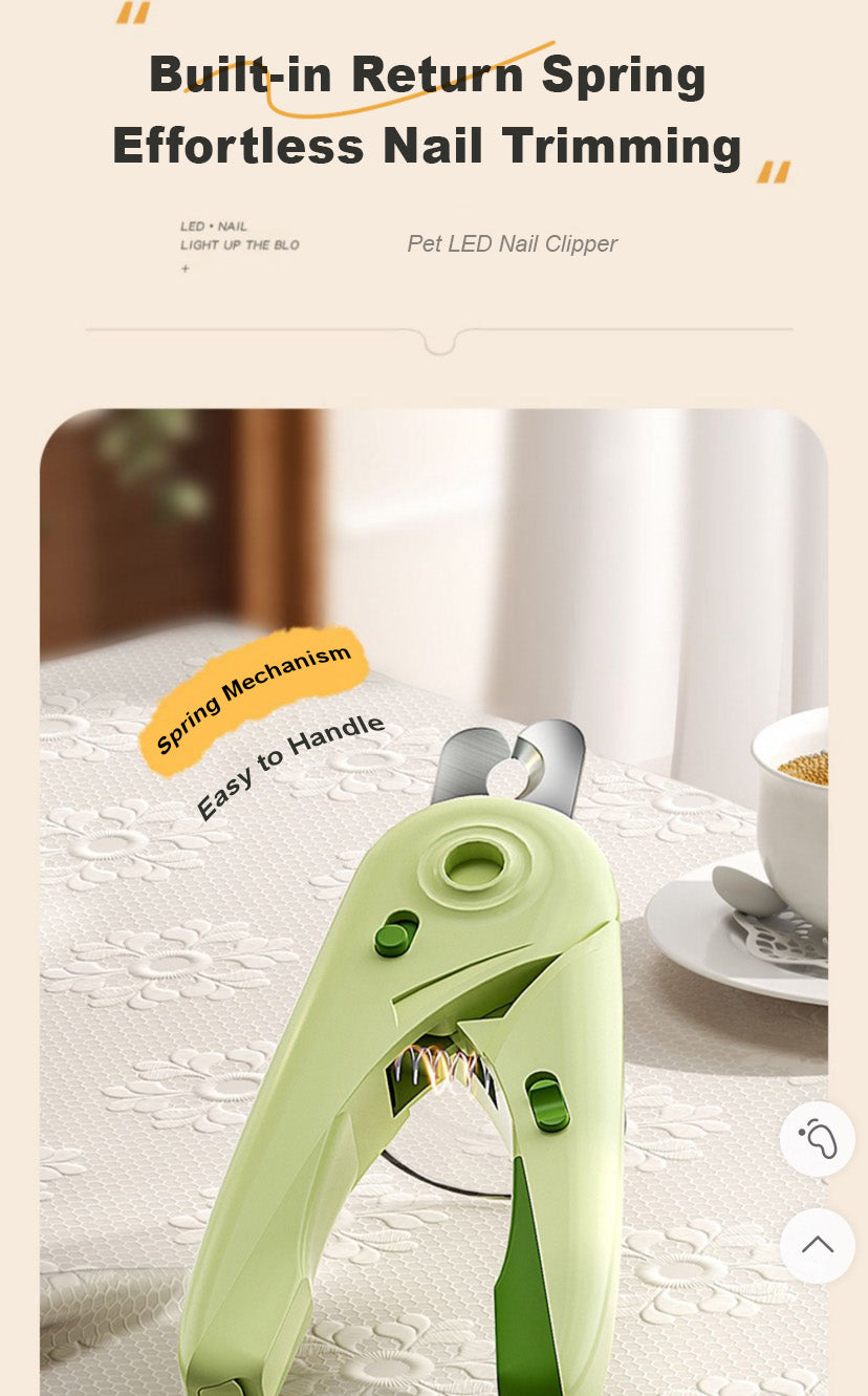LED照明寵物指甲剪