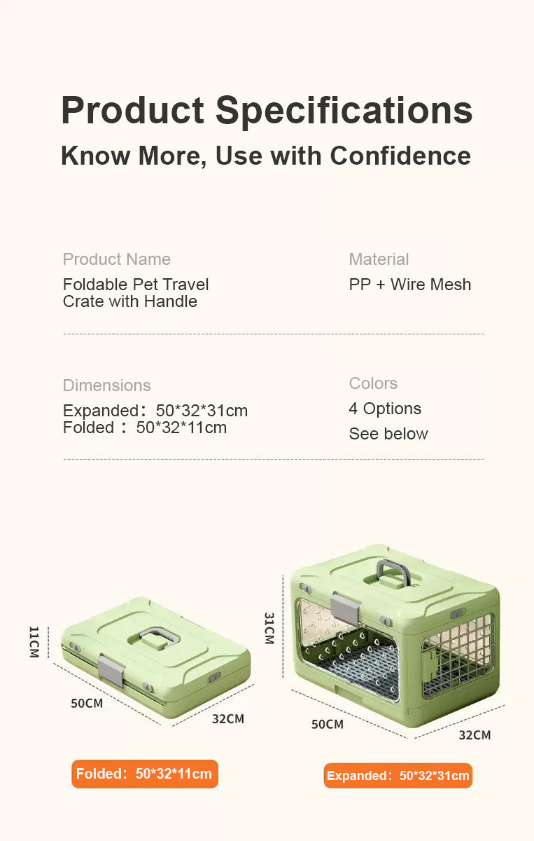 可折疊寵物航空箱（雙款式）