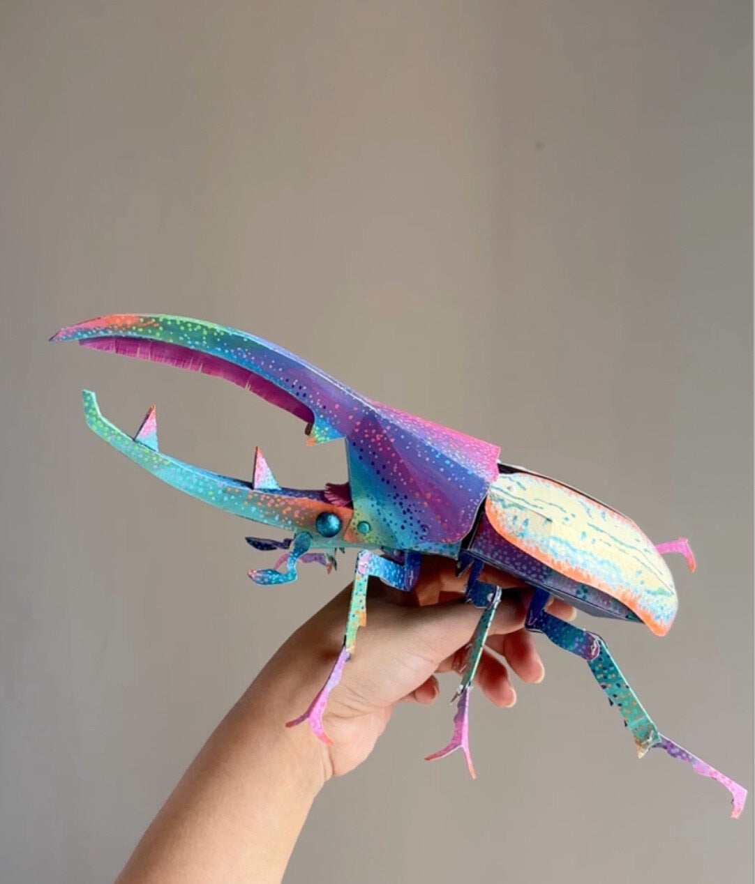 獨角仙立體昆蟲 DIY 手作材料包