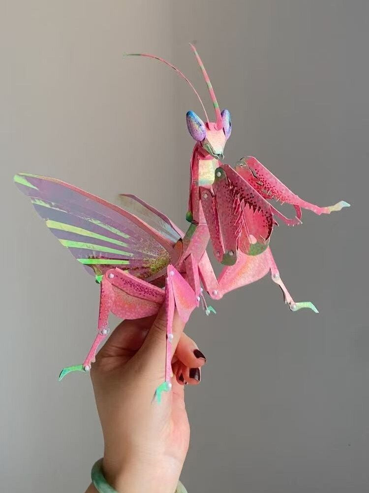 Kit DIY d’Insecte Mante Religieuse 3D