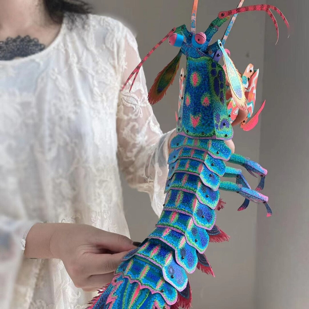 皮皮蝦立體甲殼生物 DIY 手作材料包