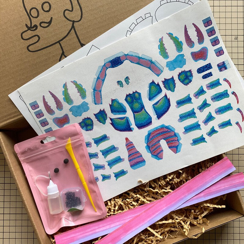 大閘蟹立體生物（甲殼類）DIY 手作材料包