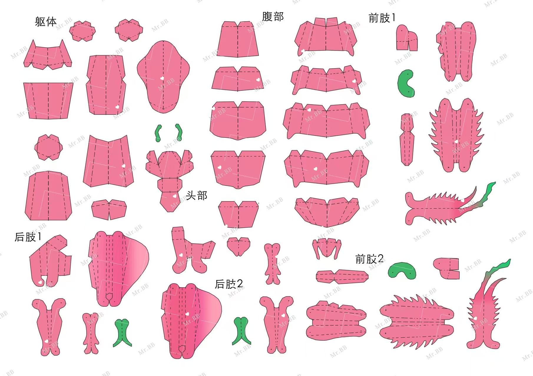 Kit DIY d’Insecte Mante Religieuse 3D