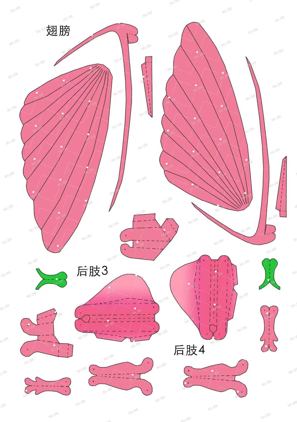 Kit DIY d’Insecte Mante Religieuse 3D