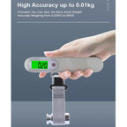 Balanza Portátil de Alta Precisión para Equipaje (Correa de Tejido)