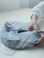 Press-Inflatable U-Shaped Pillow