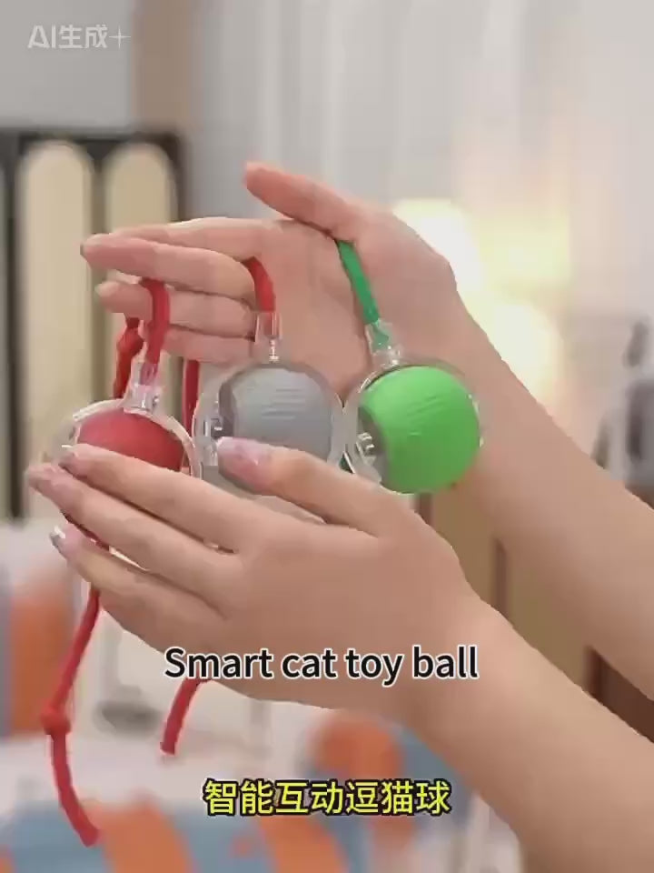 Balle interactive intelligente pour chats